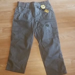Womens Lee Relaxed Fit Capris